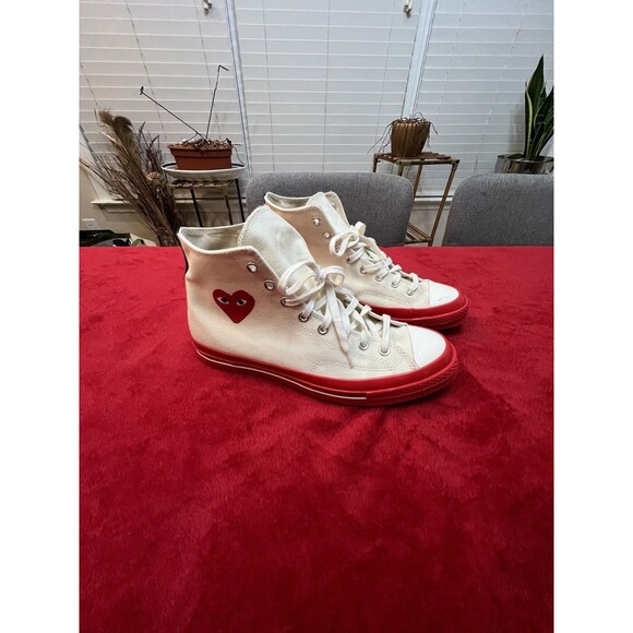 Comme Des Garcon Canvas High Top Shoes Size 11 Male | Size 13 Women - Picture 2 of 13